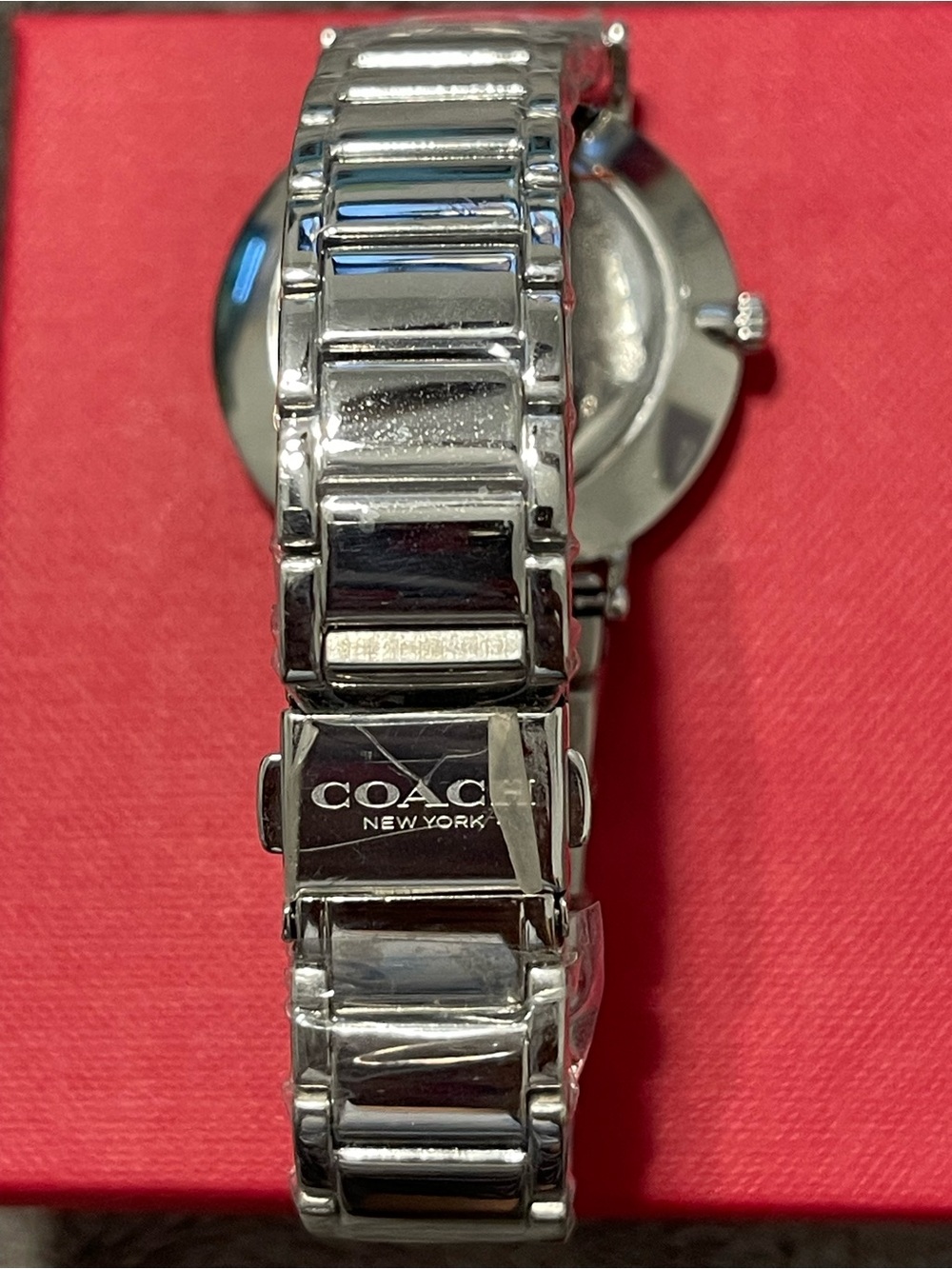 NWOT Authentic Coach Stainless Steel Watch - Picture 3 of 5